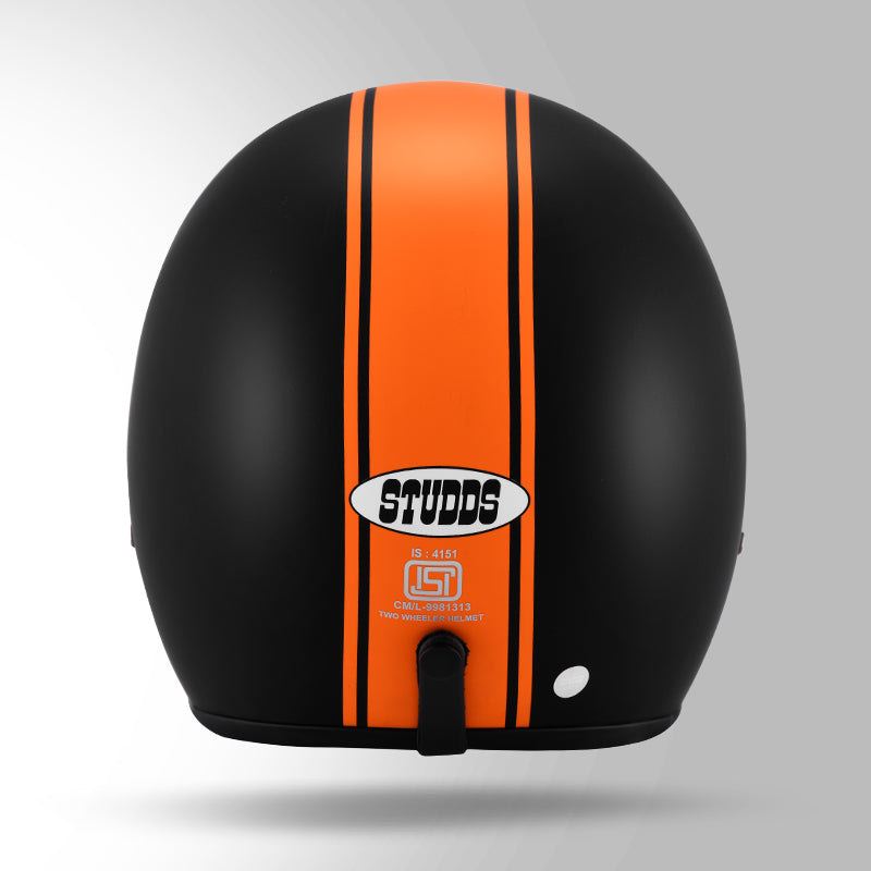 JETSTAR CLASSIC D3 DECOR ORANGE PIN STRIP MATT BLACK