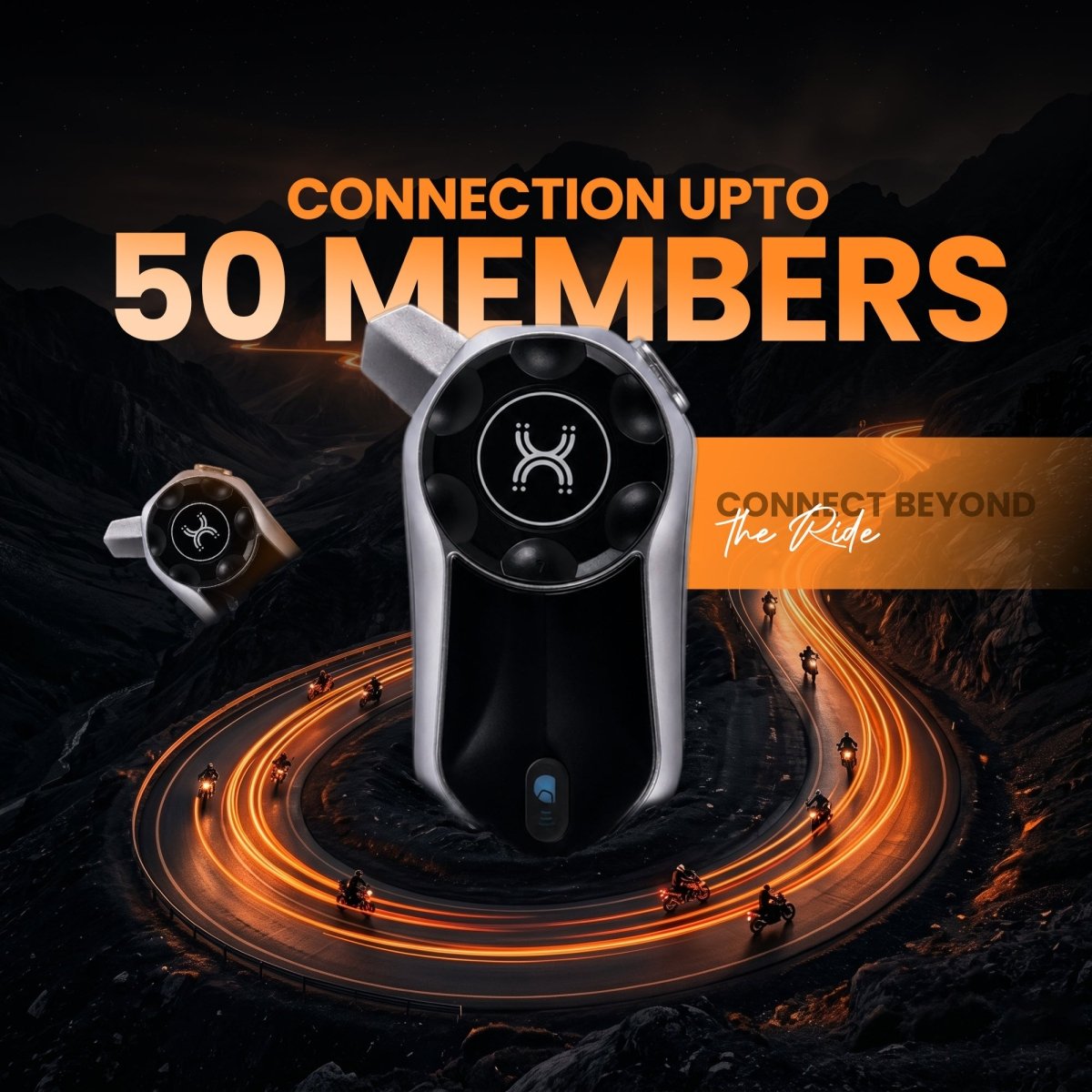 LGP X30 Pro Bluetooth Mesh Intercom, Advanced Motorcycle Communication