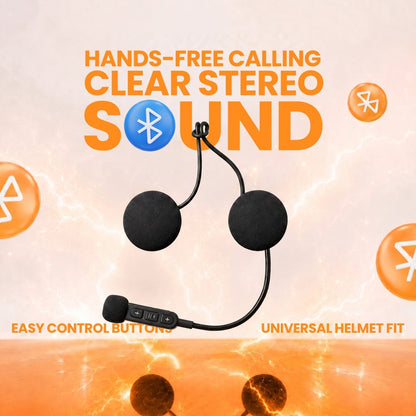 LGP BT30 Bluetooth Helmet Headset IP67 Waterproof | Wireless Bike Helmet Speakers with Mic, Music & Call Control