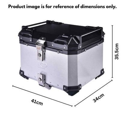 LGP TOP BOX 45L DOUBLE TYPE X WITH BACKREST