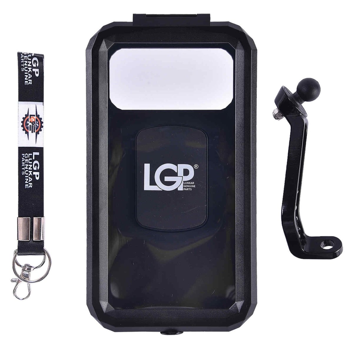 LGP Waterproof Bike Mobile Holder Rainproof Phone Mount with 360° Rotation
