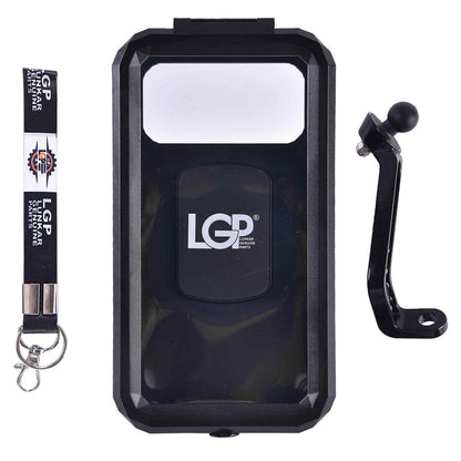 LGP Waterproof Bike Mobile Holder Rainproof Phone Mount with 360° Rotation