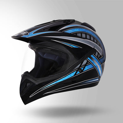 MOTOCROSS D2 DECOR BLACK & BLUE