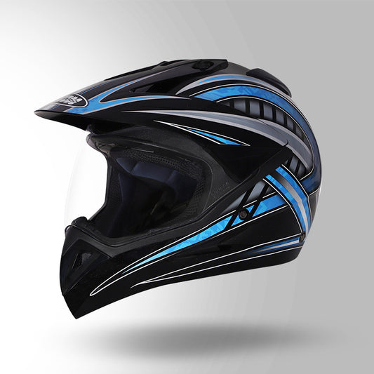 MOTOCROSS D2 DECOR BLACK & BLUE