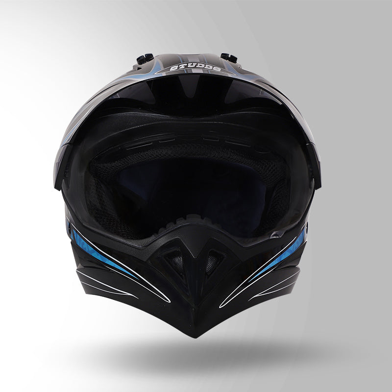 MOTOCROSS D2 DECOR BLACK & BLUE