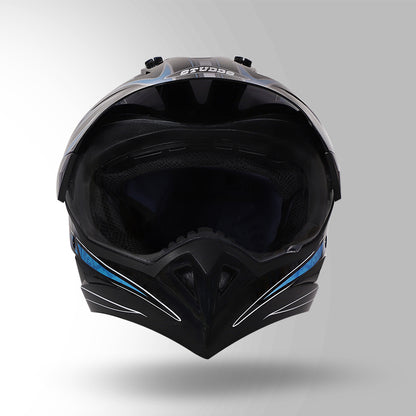 MOTOCROSS D2 DECOR BLACK & BLUE