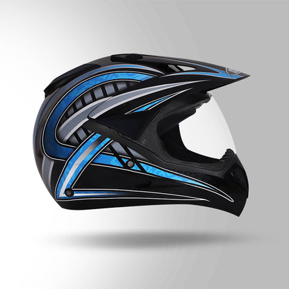 MOTOCROSS D2 DECOR BLACK & BLUE