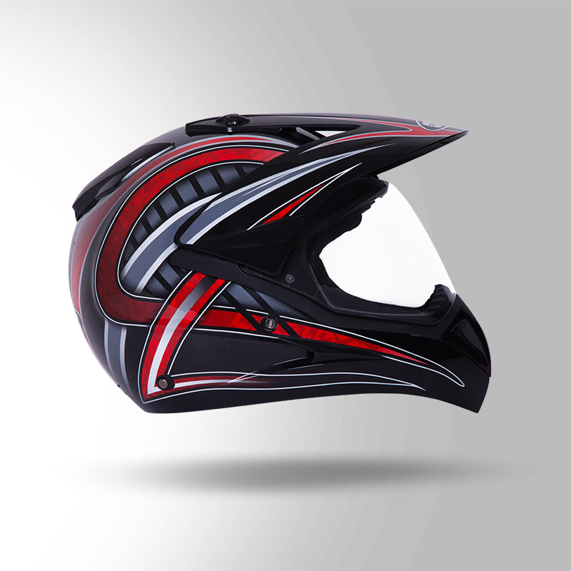 MOTOCROSS D2 DECOR BLACK & RED
