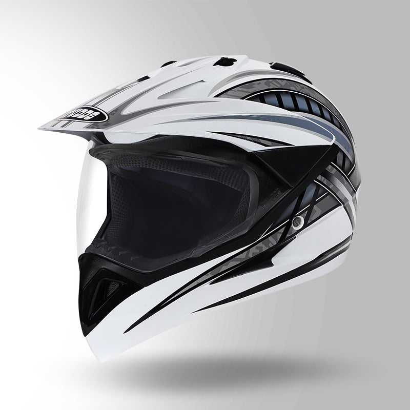 MOTOCROSS D2 DECOR WHITE & GREY