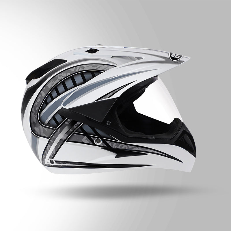 MOTOCROSS D2 DECOR WHITE & GREY