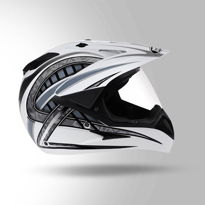MOTOCROSS D2 DECOR WHITE & GREY