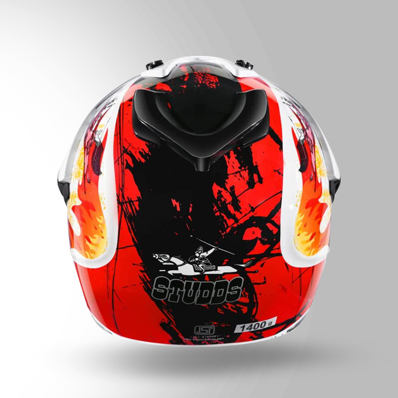 MOTOCROSS D3 DECOR WHITE & ORANGE