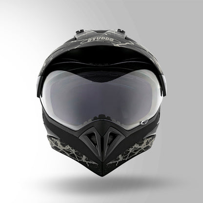 MOTOCROSS D4 DECOR MATT BLACK & GOLDEN