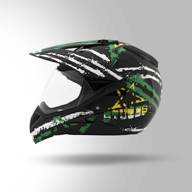 MOTOCROSS D5 DECOR BLACK & GREEN