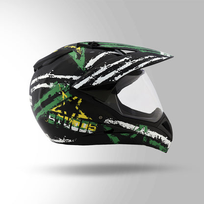 MOTOCROSS D5 DECOR BLACK & GREEN