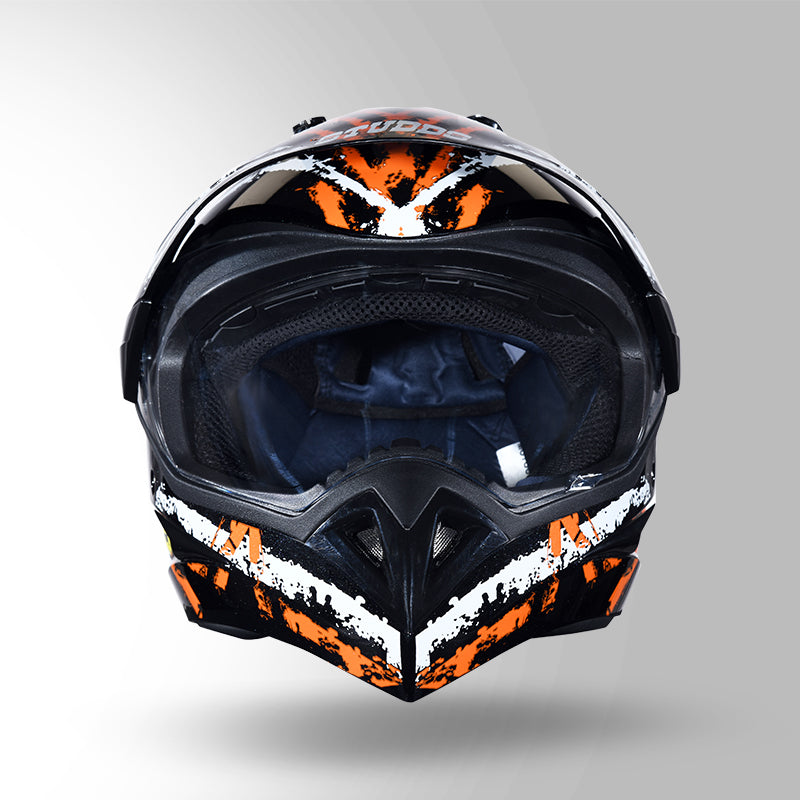 MOTOCROSS D5 DECOR BLACK & ORANGE