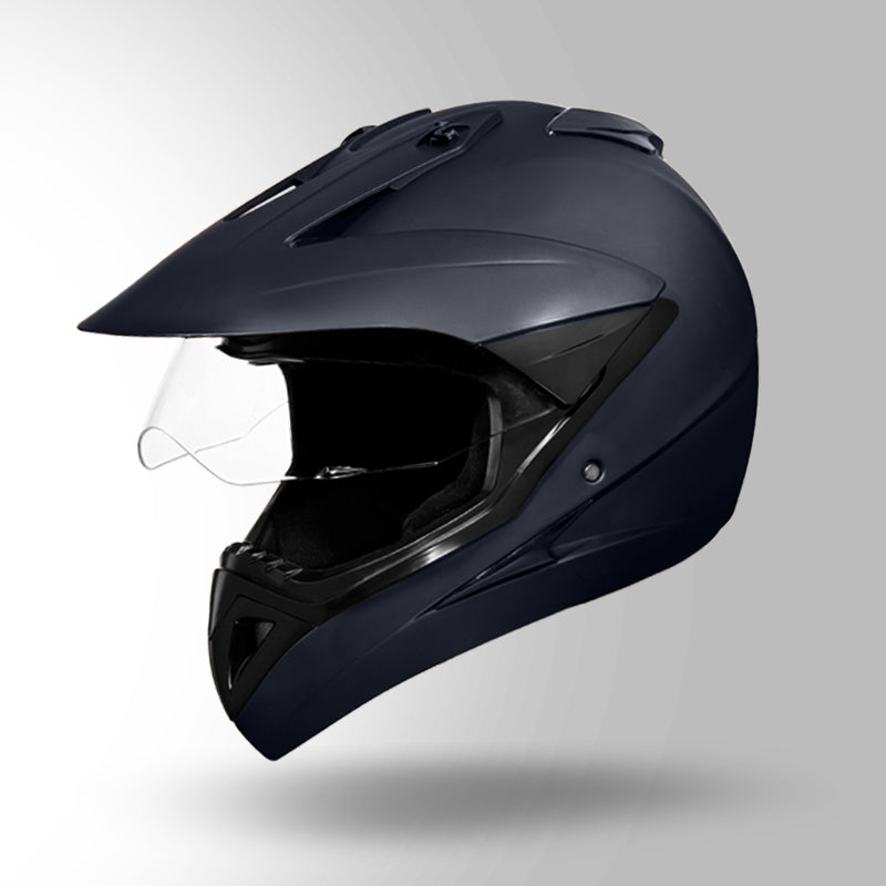 MOTOCROSS PLAIN MATT BLACK