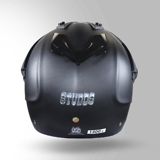 MOTOCROSS PLAIN MATT BLACK