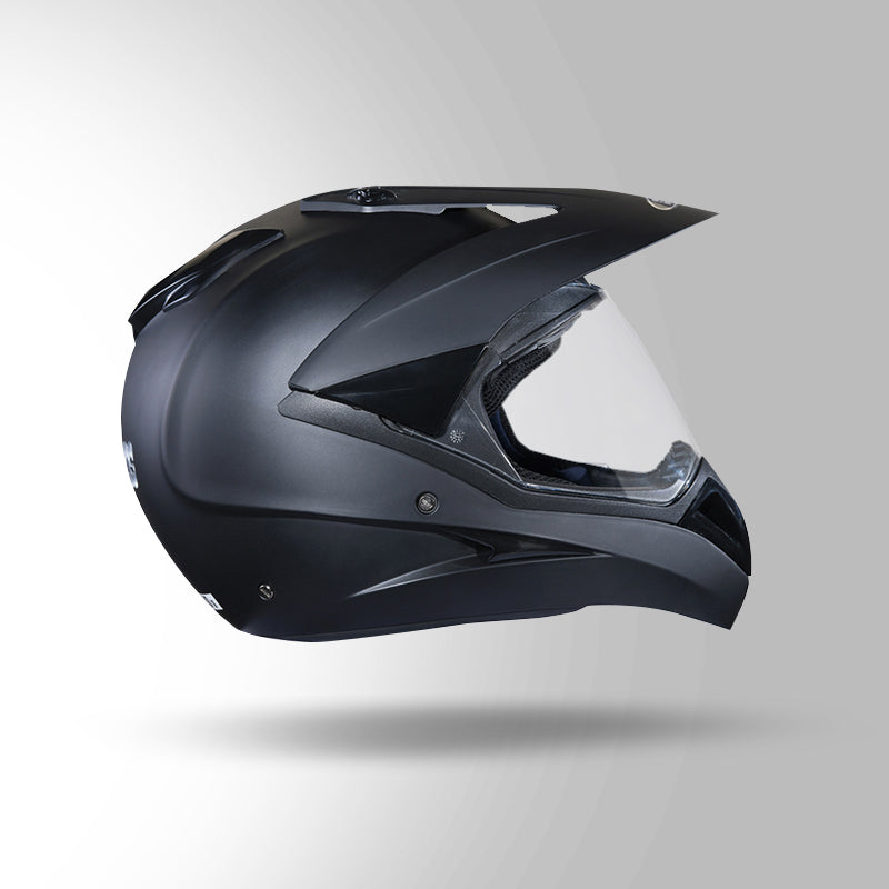 MOTOCROSS PLAIN MATT BLACK