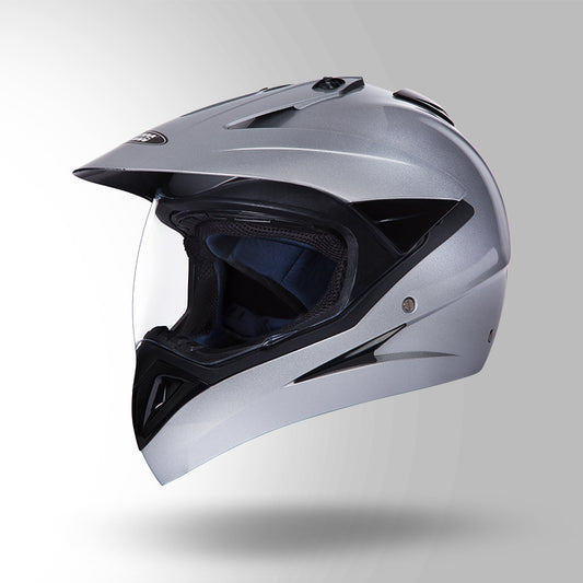 MOTOCROSS PLAIN SILVER GREY