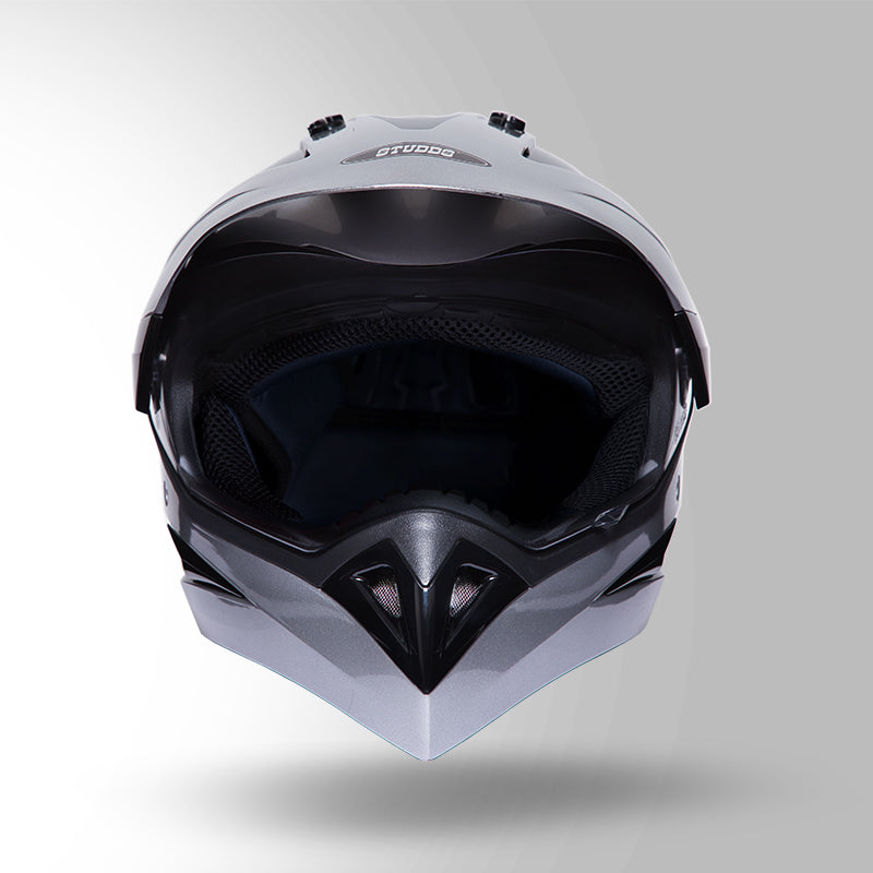 MOTOCROSS PLAIN SILVER GREY
