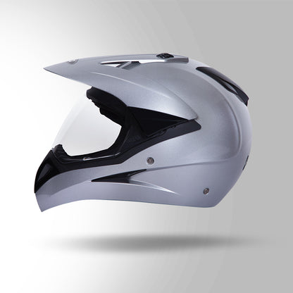 MOTOCROSS PLAIN SILVER GREY