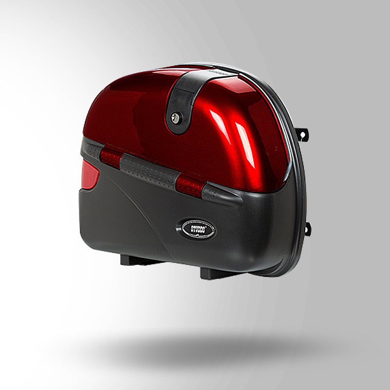 CRUISER BOX WITH MAIN FRAME WINE RED
