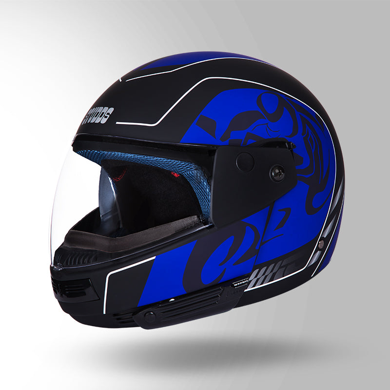 NINJA D3 DECOR MATT BLACK & BLUE