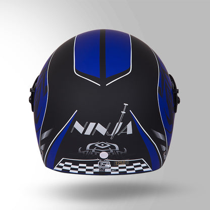 NINJA D3 DECOR MATT BLACK & BLUE