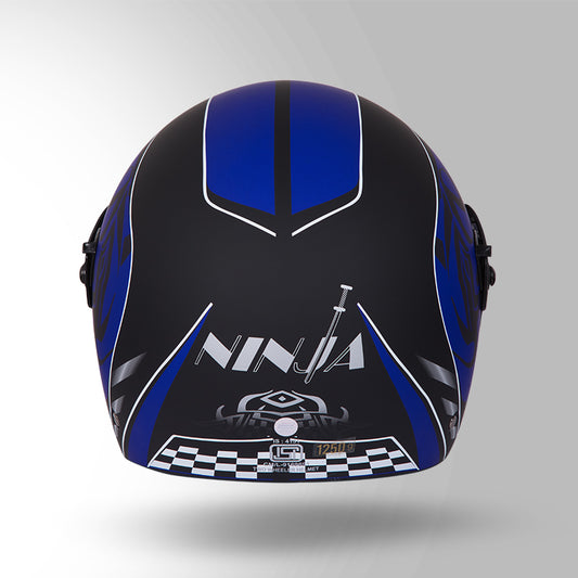 NINJA D3 DECOR MATT BLACK & BLUE