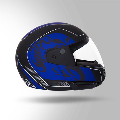 NINJA D3 DECOR MATT BLACK & BLUE