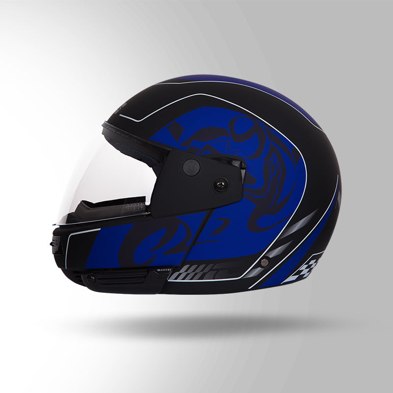 NINJA D3 DECOR MATT BLACK & BLUE