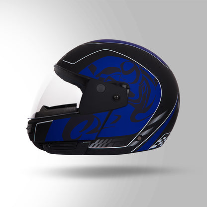 NINJA D3 DECOR MATT BLACK & BLUE