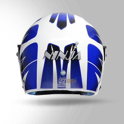 NINJA D4 DECOR WHITE & BLUE