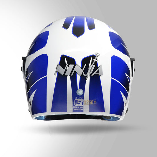 NINJA D4 DECOR WHITE & BLUE