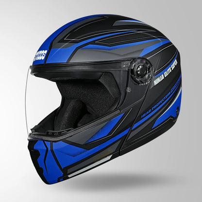 NINJA ELITE SUPER D2 STROXX DECOR MATT BLACK & BLUE