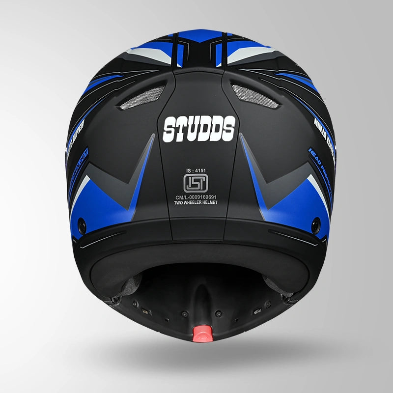 NINJA ELITE SUPER D2 STROXX DECOR MATT BLACK & BLUE