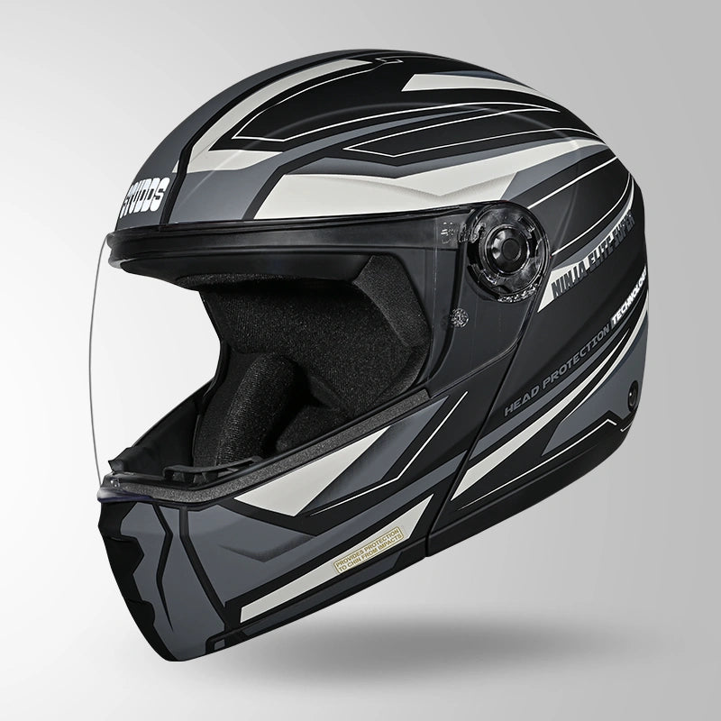 NINJA ELITE SUPER D2 STROXX DECOR MATT BLACK & GREY