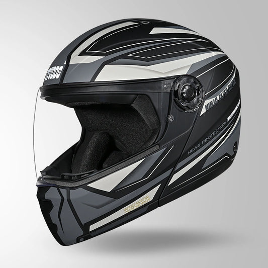 NINJA ELITE SUPER D2 STROXX DECOR MATT BLACK & GREY