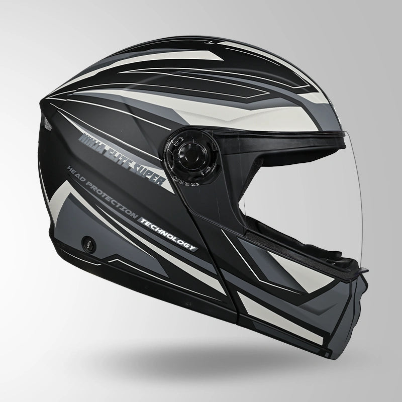NINJA ELITE SUPER D2 STROXX DECOR MATT BLACK & GREY
