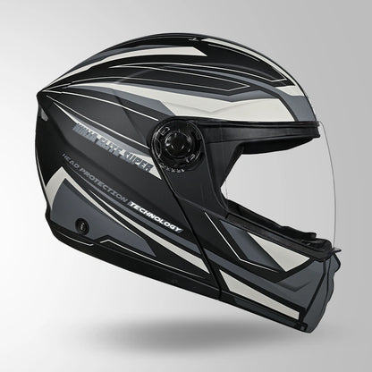 NINJA ELITE SUPER D2 STROXX DECOR MATT BLACK & GREY