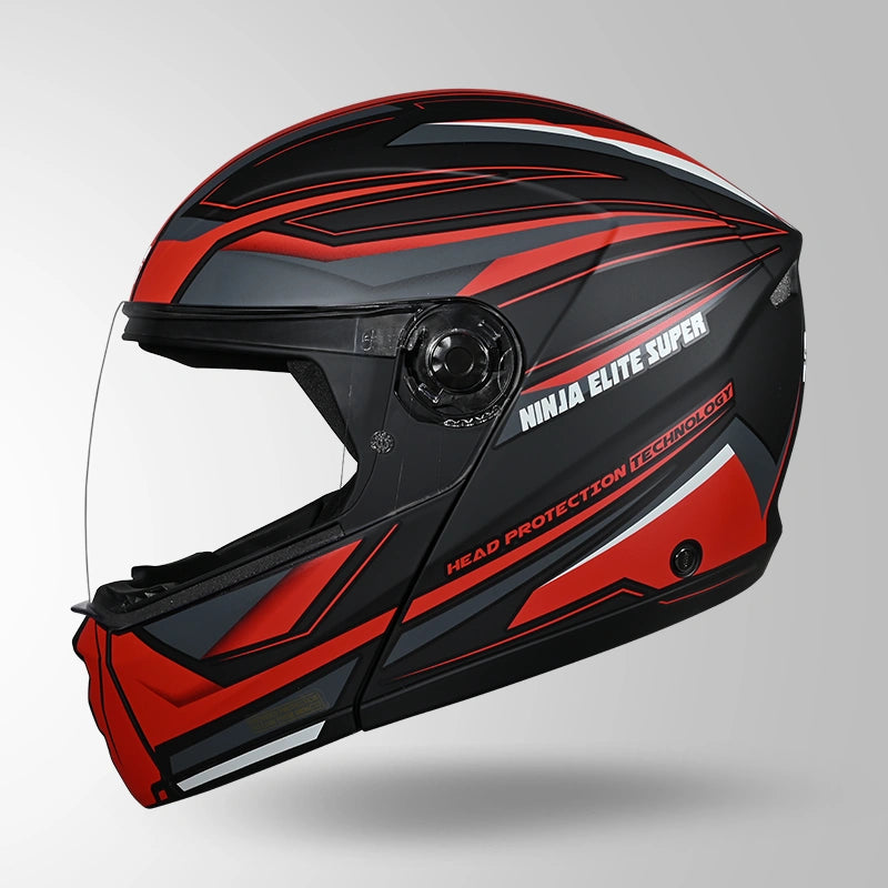 NINJA ELITE SUPER D2 STROXX DECOR MATT BLACK & RED