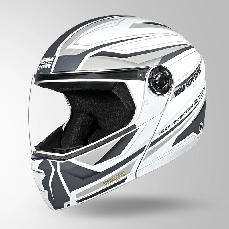 NINJA ELITE SUPER D2 STROXX DECOR MATT WHITE & GREY