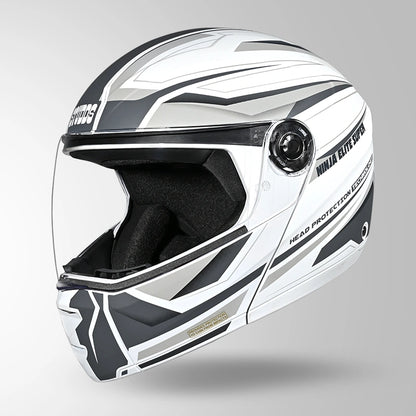 NINJA ELITE SUPER D2 STROXX DECOR MATT WHITE & GREY