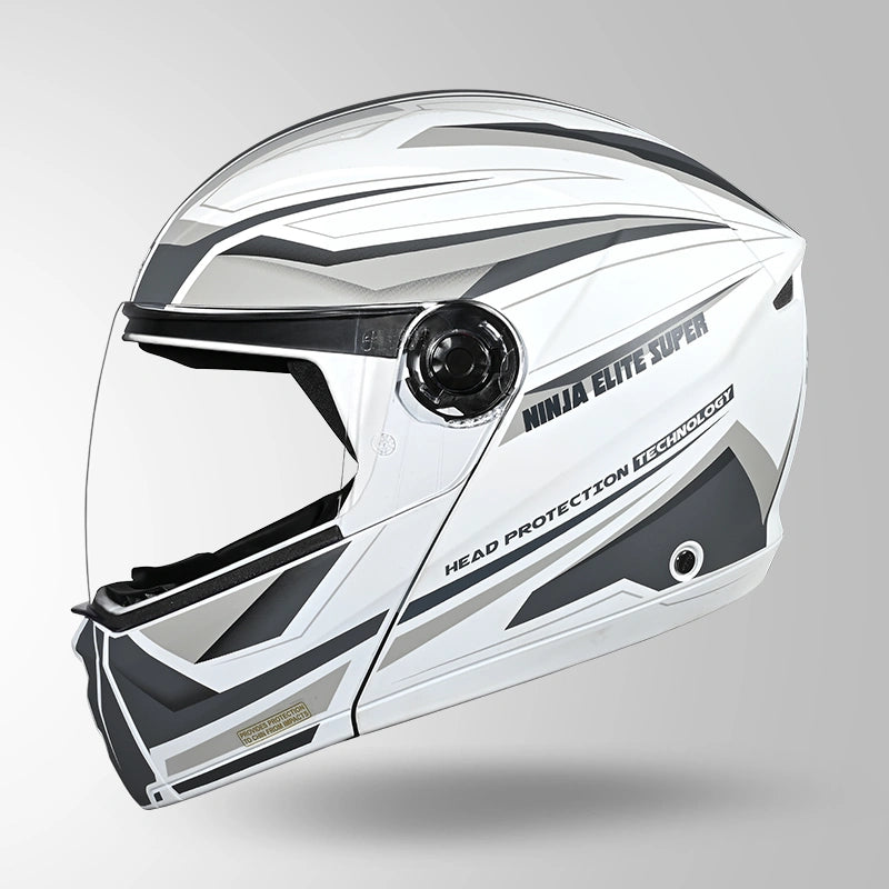 NINJA ELITE SUPER D2 STROXX DECOR MATT WHITE & GREY