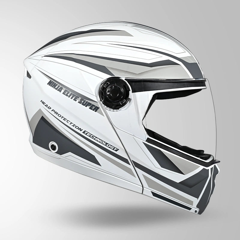 NINJA ELITE SUPER D2 STROXX DECOR MATT WHITE & GREY