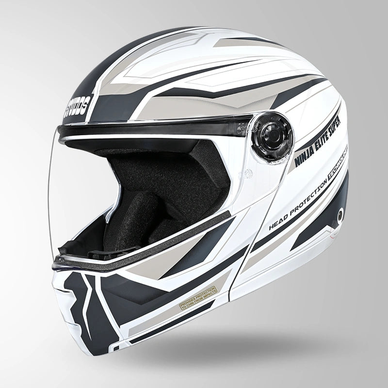 NINJA ELITE SUPER D2 STROXX DECOR WHITE & GREY