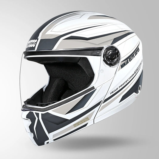 NINJA ELITE SUPER D2 STROXX DECOR WHITE & GREY