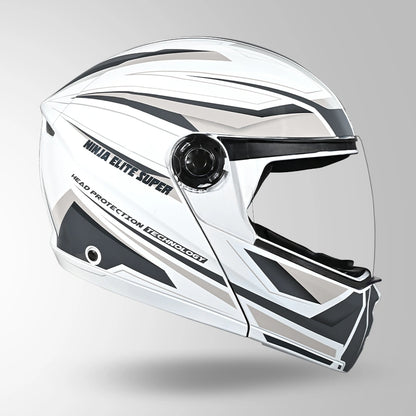 NINJA ELITE SUPER D2 STROXX DECOR WHITE & GREY