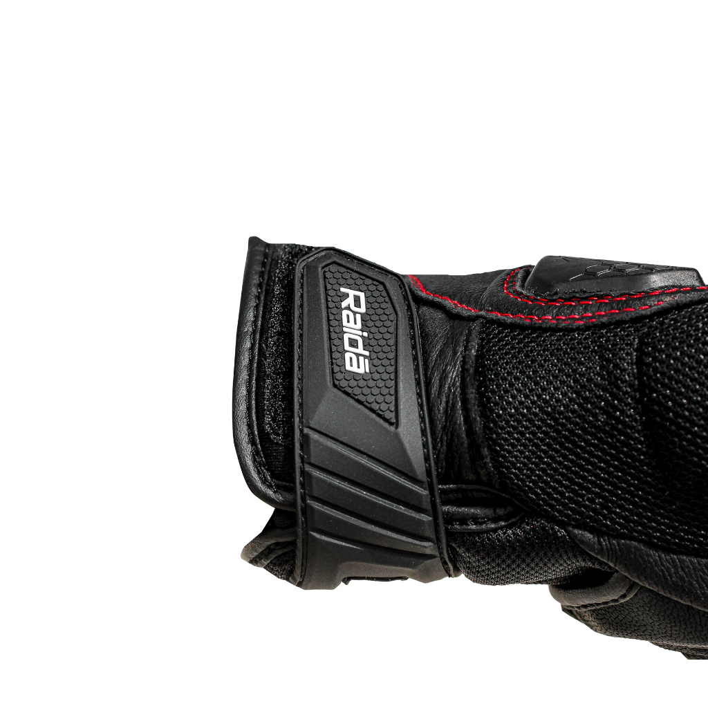 Raida AirWave Motorcycle Gloves | Red